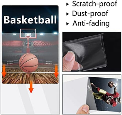 Mlikero 1000 Count Card Sleeves, Baseball Card Sleeves for Standard Cards, 10 Colors Trading Cards Sleeves Fit for MTG, Football Card, Sports Cards, Game Cards