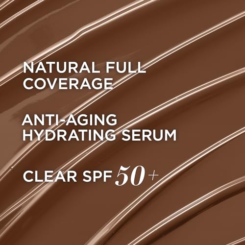 IT Cosmetics CC+ Cream - Full-Coverage Foundation With SPF 50, Color Corrector & Anti-Aging Serum, Formulated With Niacinamide & Hyaluronic Acid, Natural Finish, For All Skin Types, 1.08 fl oz