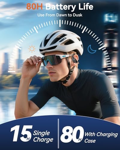 Wireless Earbuds, Sports Bluetooth 5.4 Headphones, Ear Buds with ENC Noise Canceling Mic, 80Hr Playtime Earphones, Palm-Sized, LED Power Display, IPX7 Waterproof Headset for Workout Running, Black