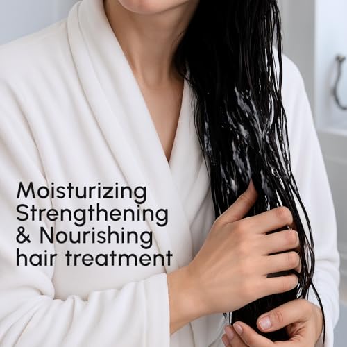 MAREE Leave In Hair Mask Keratin Treatment Conditioner - Leave In Conditioner for Curly Hair, Dry Damaged and Wavy - Extremely Deep Conditioning Mask - Hair Moisturizer - Tratamiento Para el Cabello