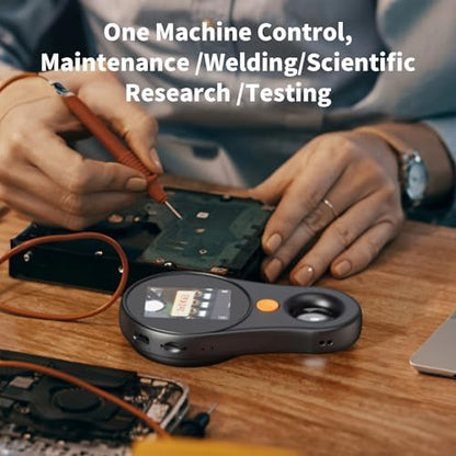 Microscope for Adult-2.0 Inch IPS Screen 100X Pocket Microscope, 3-Level Adjustable LED Lights Portable Handheld Mini Microscope,USB Connection to PC