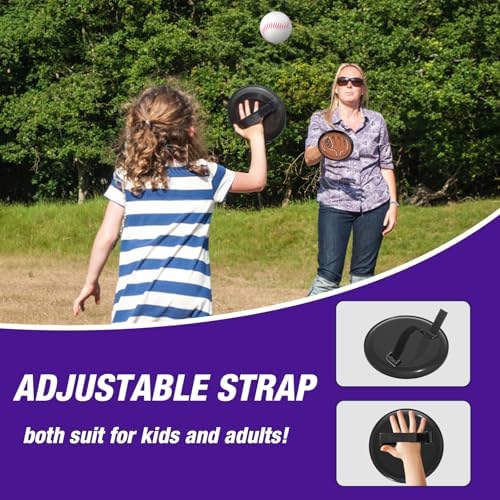 4 in 1 T Ball Sets for Kids 3-5 with Toss and Catch Ball Set, Hanging Tee Stand with Auto Pitching Machine/ 2 Bats, Indoor Outdoor Toys Baseball Gifts for Toddler Boys Girls, Purple