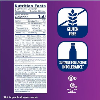 Ensure Max Protein Shake | Caramel | Ready to Drink | 30g Protein for Muscle Health | 1g Sugar, 4g Fiber | 11 fl oz, 12 Pack