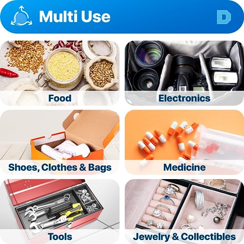 Dry & Dry 30 Gram [50 Packets] Silica Gel Packets Desiccants, Silica Packets - Rechargeable Silica Gel Packs, Silica Gel Packets, Desiccants Packets, Silica Gel