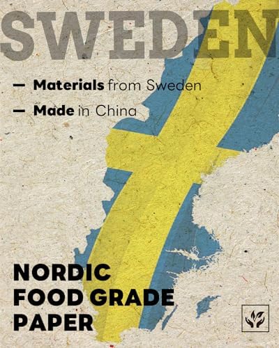 Nordic 75GSM Paper 200pcs Natural Tulip Cupcake Liners for Baking Cups, Unbleached EU Parchment paper Tulip Muffin Liners, Cupcake Wrapper for Party, Christmas