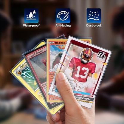 10000ct Card Sleeves for Trading Cards, Clear Penny Sleeves, Baseball Card Sleeve, Soft Sports Card Sleeve, Plastic Card Protector Fit for MTG Game Card Standard Cards