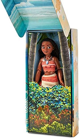 Disney Store Girl's Disney Princess Classic Doll (Moana), 11 Inches, Includes Brush with Molded Details, Fully Posable Toy in Classic Outfit