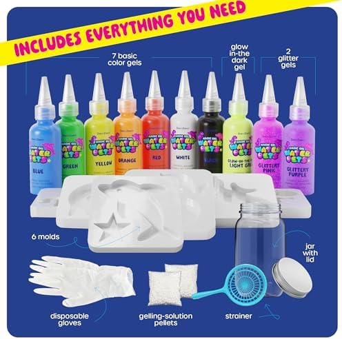 Dan&Darci Aqua Fairy Water Gel Kit for Kids - Craft for Kids - Magic Elf Toy Kits - Waters Pets - DIY Squishy Maker - Make Your Own Squishies Toys Crafts for Boys & Girls Ages 6-12