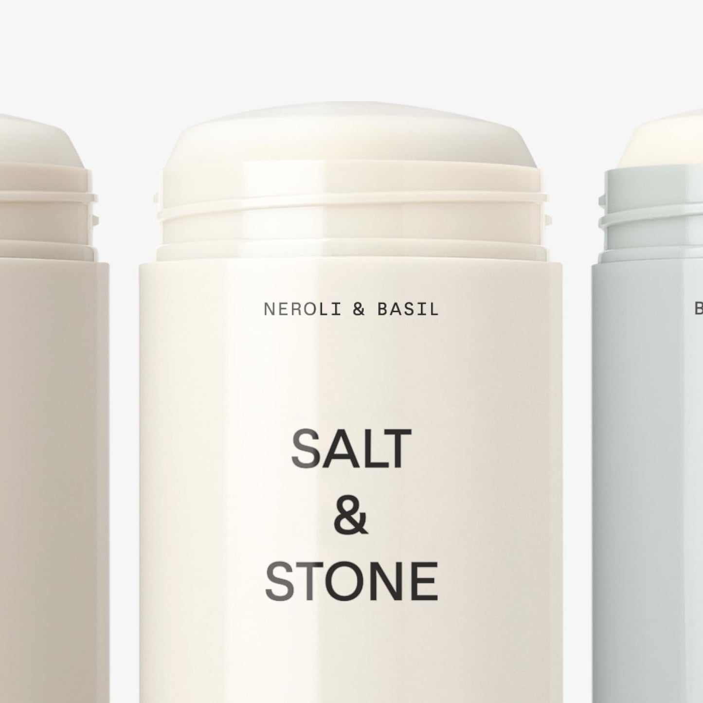 SALT & STONE Aluminum Free Deodorant | Extra Strength 48 Hour Protection for Women & Men | Made with Seaweed Extracts, Shea Butter & Prebiotics (Trio Set)