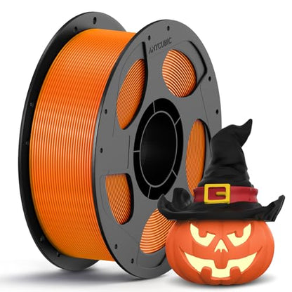 ANYCUBIC PLA 3D Printer Filament, 3D Printing PLA Filament 1.75mm Dimensional Accuracy +/- 0.02mm, 1KG Spool (2.2 lbs), Vibrant Orange