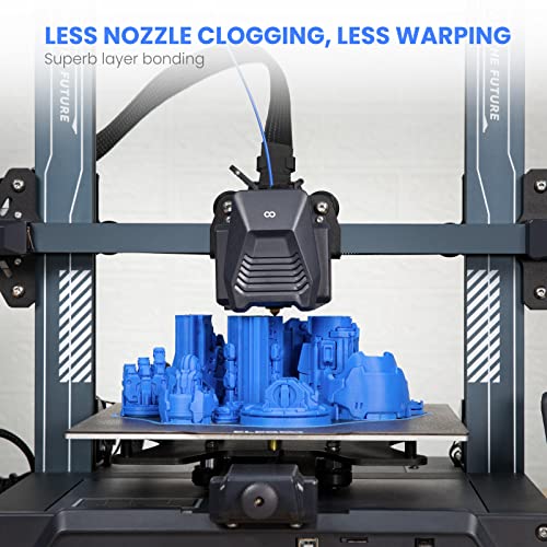 ELEGOO PLA Filament 1.75mm Translucent 1KG, 3D Printer Filament Dimensional Accuracy +/- 0.02mm, 1kg Cardboard Spool(2.2lbs) 3D Printing Filament Fits for Most FDM 3D Printers