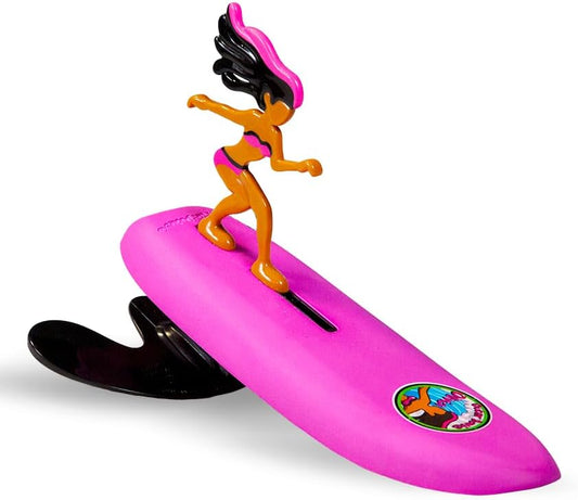 Surfer Dudes Classics Wave Powered Mini-Surfer and Surfboard Toy - Outer Bank Olivia
