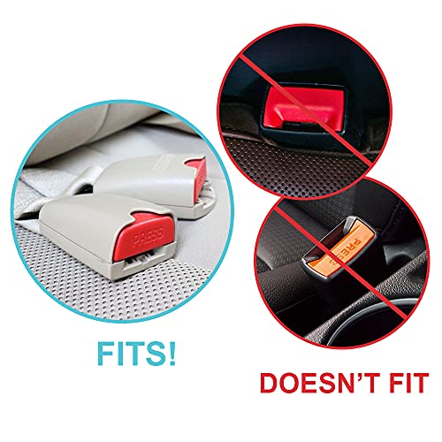 Morlike Silicone Buckle Holder Booster (Black, 3 Pack)