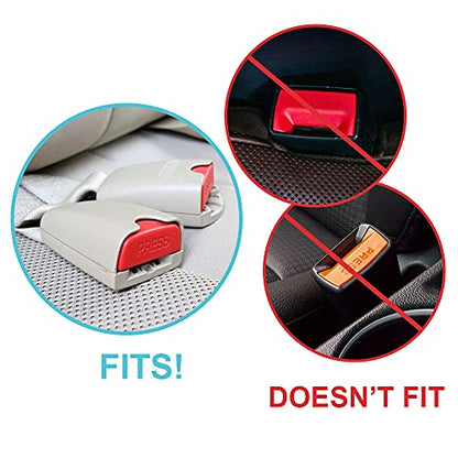 Morlike Silicone Buckle Holder Booster (Black, 3 Pack)