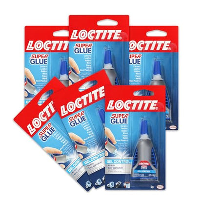 Loctite Super Glue Gel Control, Clear Superglue for Plastic, Wood, Metal & Super Glue Liquid Professional, Clear Superglue for Plastic, Wood, Metal, Crafts, & Repair