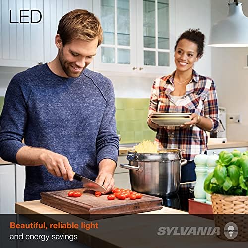 SYLVANIA ECO LED A19 Light Bulb, 60W Equivalent, Efficient 9W, 7 Year, 750 Lumens, Non-Dimmable, Frosted, 5000K, Daylight - 8 Count (Pack of 1) (40883)