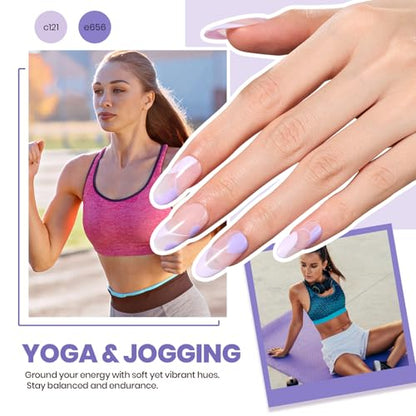 Beetles Gel Nail Polish Kit with Uv Light, 37Pcs 25 Colors Pastel Gel Polish Starter Kit, Green Pink Red Blue Purple Nail Polish for Beginners with Everything Manicure Tools Gift for Women