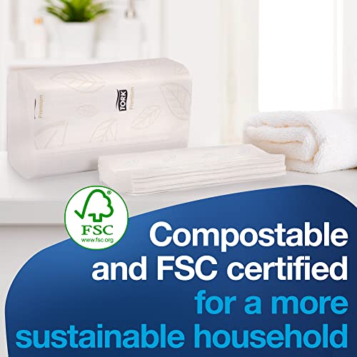 Tork Soft Xpress Multifold Paper Hand Towels White, H2 System Compatible 16 Packs X 135 Towels Each (MB579)