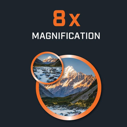 Bushnell Powerview 2 8x21 Binoculars for Bird Watching – Compact Folding Roof Prism, Lightweight, Good for Travel, Multi-Coated Optics & Carrying Case