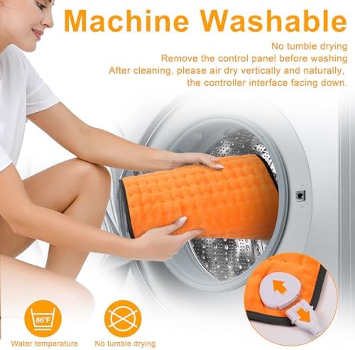 Heating Pad,Electric Heating Pads for Back,Hot Heated Pad for Abdomen,Shoulder,Knee,Multiple Temp and Auto Shut Off
