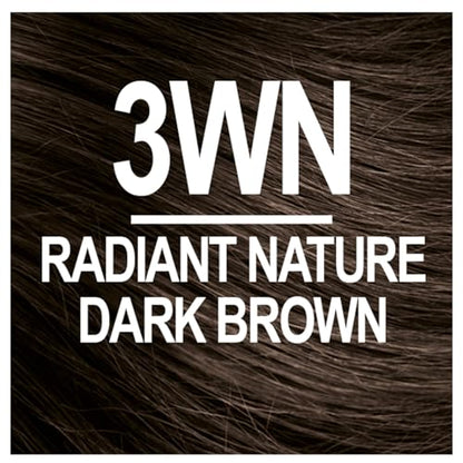Naturtint 3WN Radiant Nature Dark Brown Permanent Hair Color (Pack of 1), Ammonia Free, Vegan, Cruelty Free, up to 100% Gray Coverage, Long Lasting Results (Packaging may vary)