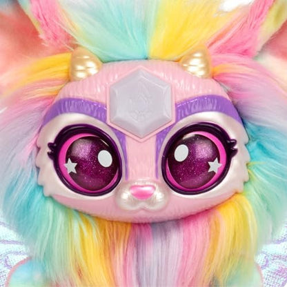 Magic Mixies Magical Gem Surprise Cauldron: Sun. with New Shimmer Eyes! Reveal an Mixie Plushie from The Fizzing Cauldron and Discover 2 Magical Solar Gem Surprises! Styles May Vary