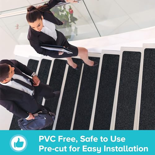 Lifegrip Anti Slip Traction Tape, 12 Inch x 38 Foot Friction Tape - Best Grip, Abrasive Adhesive for Stairs, Tread Step, Indoor, Outdoor (Friction Tape, 12" X 38')