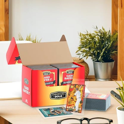 Card Saver 1-2000 Count - Semi Rigid Card Holder, Trading Card Protectors - PSA-Approved Cardsaver for Baseball, Trading, Sports Cards - Card Sleeves, Binder, & Storage Box Compatible