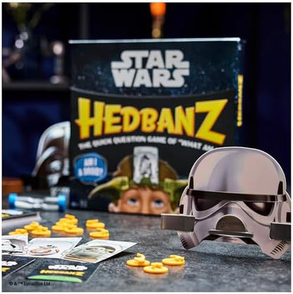 Spin Master Games, Star Wars Hedbanz, Hilarious Picture Guessing Board Game Featuring Classic & Modern Characters, Star Wars Trivia, for Family & Kids, 2-6 Players, for Ages 6 & Up
