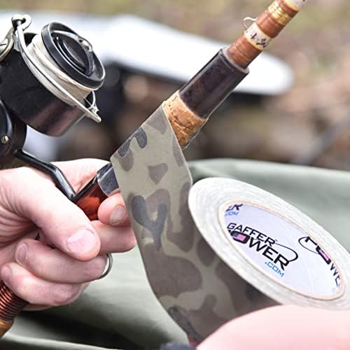 Gaffer Power Camouflage Gaffer Tape | Premium Grade Army Green Camo Tape | USA Made | Heavy Duty, Non-Reflective & Water Resistant | 2 Inch x 25 Yards