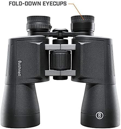 Bushnell PowerView 2 Binoculars, High-Definition Binoculars with Multi-Coated Lenses, Durable Aluminum Alloy Chassis, Wide Field of View, Ideal for Wildlife Observation, Hiking and Sporting Events