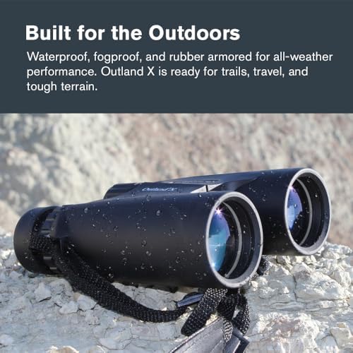 Celestron - Outland X 8x42 Binoculars – Ideal for Birding and Outdoors – 42mm Objective Lenses – Wide 7° Field of View – BaK-4 Prisms – Multi-Coated – Waterproof and Fogproof