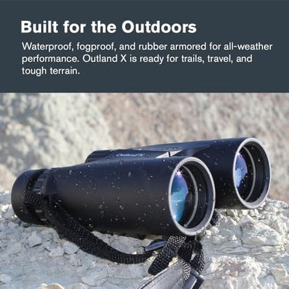Celestron - Outland X 10x42 Binoculars – Ideal for Birding and Outdoors – 42mm Objective Lenses – 5.5° Field of View – BaK-4 Prisms – Multi-Coated – Waterproof and Fogproof