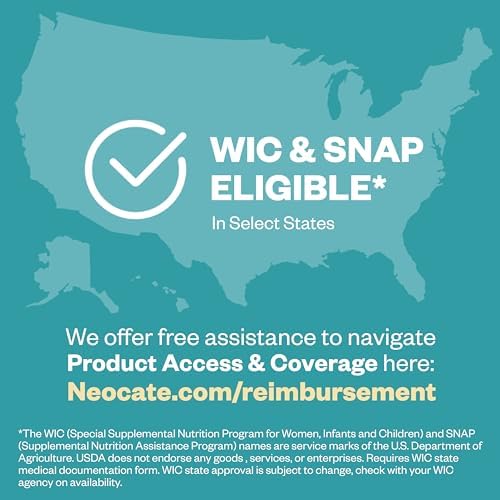 Pepticate Baby Formula, Hypoallergenic Powdered Infant Formula for Cow Milk Allergy, with Omega 3 DHA, ARA, Iron & Prebiotics, 13.2oz (Pack of 4)