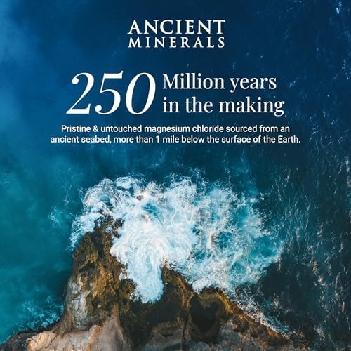 Ancient Minerals Magnesium Bath Flakes – Pure Zechstein Magnesium Chloride for Soaking and Whole-Body Replenishment, 8 lb Bag