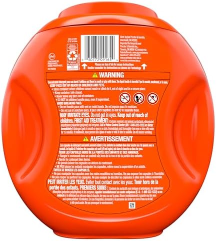 Tide PODS Laundry Detergent Pacs, 3-in-1 Stain Remover, Odor Fighter, Color Protector, 76 Count, HE compatible, Original Scent