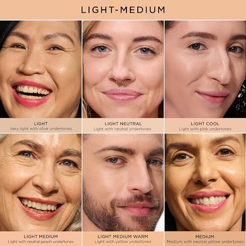 IT Cosmetics CC+ Cream - Full-Coverage Foundation With SPF 50, Color Corrector & Anti-Aging Serum, Formulated With Niacinamide & Hyaluronic Acid, Natural Finish, For All Skin Types, 1.08 fl oz