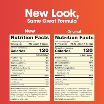 Optimum Nutrition Gold Standard 100% Whey Protein Powder, Double Rich Chocolate 10 Pound (Packaging May Vary)