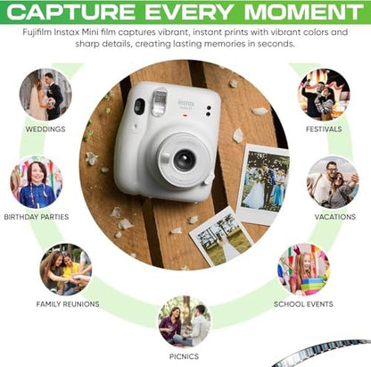 Fujifilm INSTAX Mini Instant Film 2 Pack = 20 Sheets (White) for Fujifilm Mini 8 & Mini 9 Cameras, Model:4332059078