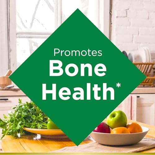 Nature's Bounty Calcium 1200 mg with 1,000IU Vitamin D3, Bone Health & Immune Support, 220 Softgels