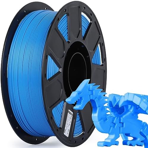 Creality 3D Printer Filament 1.75mm, Ender PLA Filament No-Tangling Smooth Printing Without Clogging No Warping, Fit Most FDM 3D Printers, 1kg Spool, Dimensional Accuracy +/- 0.02mm, Blue