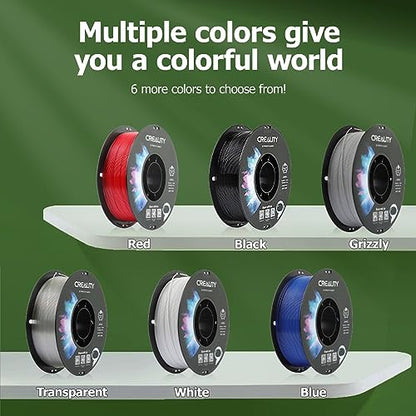 Official Creality PETG 3D Printer Filament 1.75mm 1KG (2.2lbs), High Precision, Strong Toughness, Odorless, Better Flow, Moistureproof 3D Printing CR PETG Filament, Yellow