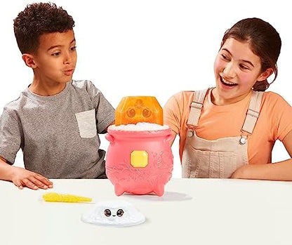 Magic Mixies Magical Gem Surprise Fire Magic Cauldron - Reveal a Non-Electronic Mixie Plushie and Magic Ring with a pop up Reveal from The Fizzing Cauldron Medium