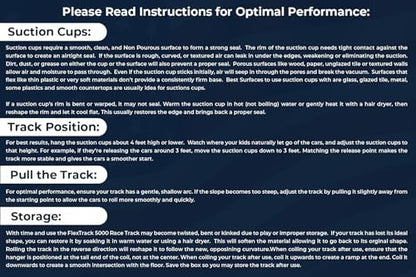 FlexTrack 5000 Flexible Race Car Track for Kids Toy with Suction Cups Compatible with Hot Wheels and Diecast 1/64th Cars and More 15 Feet Long Rolls Up Portable Racetrack (Princess Pink)