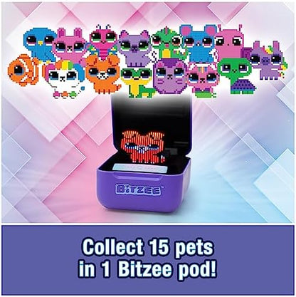 Interactive Toy Digital Pet with 15 Animals Inside, Virtual Electronic Pets React to Touch, Kids Toys for Girls and Boys