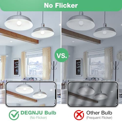 LED Light Bulbs, 100 Watt Equivalent LED Bulbs A19, 5000K Daylight Light Bulb, 1500 Lumens, E26 Standard Base, Non-Dimmable, 13W Bright White LED Bulbs for Bedroom Home Office, 12 Pack