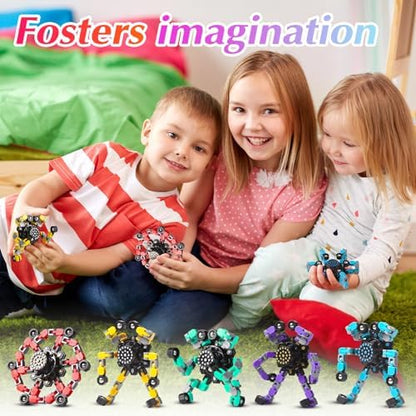 for Mom Transformable Fidget Spinners for Kids and Adults Stress Relief Sensory Toys for Boys and Girls Fingertip Gyros Toy Birthday Party Favors for Kids Classroom Gifts