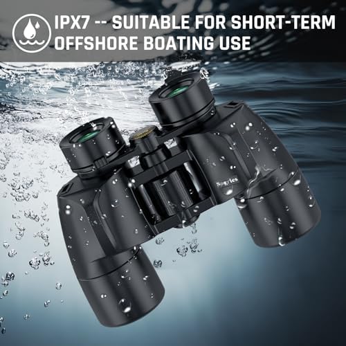 8x40 Binoculars for Adults - HD High Powered Binoculars for Bird Watching, IPX7 Waterproof Fogproof,Fully Multi-Coated BAK4 Prism Optics for Hunting,Travel