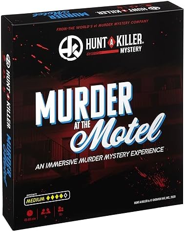 Hunt A Killer Murder at The Motel - an Immersive Murder Mystery Experience - for True Crime Fans with Evidence & Puzzles - Solve Crimes at Date Night or Family Game Night - Age 14+