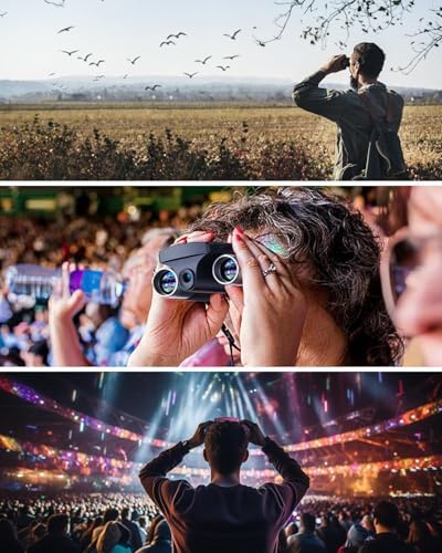 Digital Binoculars with Camera - 8X Digital Zoom, 2" LCD Display 40MP Camera 2.5K Videos Ideal for Concerts, Bird Watching, and Outdoor Adventures with 32GB SD Card - D551